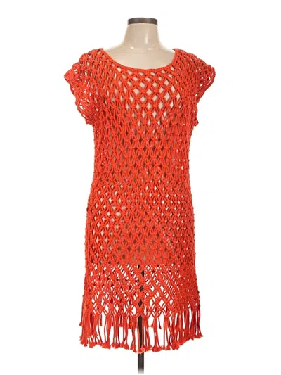 Pre-owned Jcrew Casual Dress In Orange