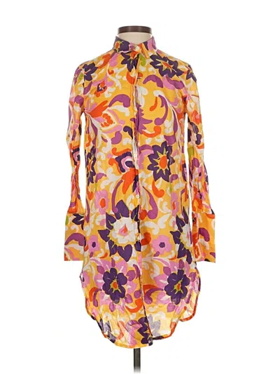 Pre-owned Jcrew Casual Dress In Orange