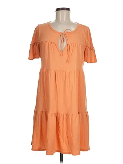 Pre-owned Jcrew Casual Dress In Orange