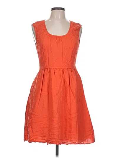 Pre-owned Jcrew Casual Dress In Orange
