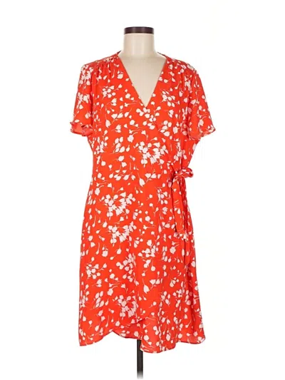 Pre-owned Jcrew Casual Dress In Orange