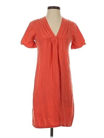 Pre-owned Jcrew Casual Dress In Orange