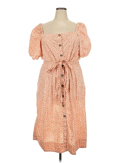 Pre-owned Jcrew Casual Dress In Orange