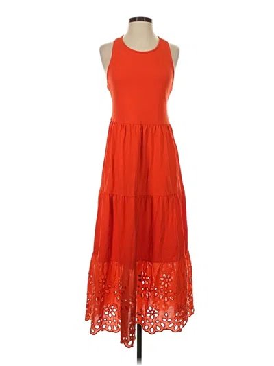 Pre-owned Jcrew Casual Dress In Orange