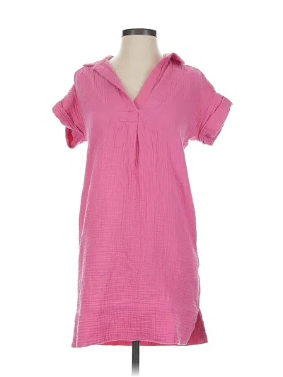 Pre-owned Jcrew Casual Dress In Pink