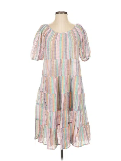 Pre-owned Jcrew Casual Dress In Pink