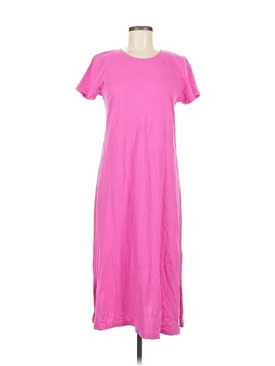 Pre-owned Jcrew Casual Dress In Pink