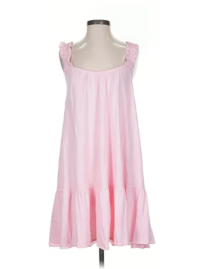 Pre-owned Jcrew Casual Dress In Pink