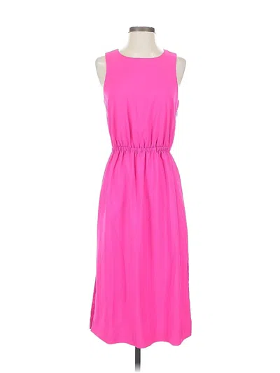 Pre-owned Jcrew Casual Dress In Pink