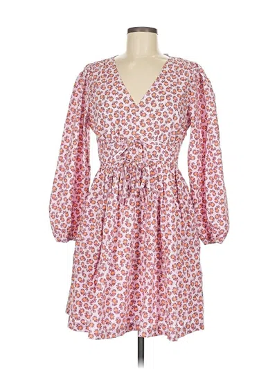 Pre-owned Jcrew Casual Dress In Pink