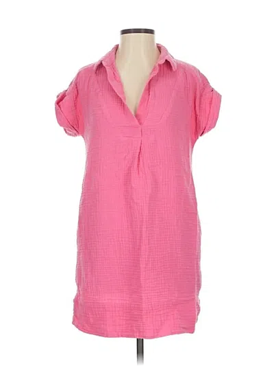 Pre-owned Jcrew Casual Dress In Pink