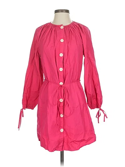 Pre-owned Jcrew Casual Dress In Pink