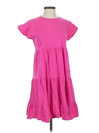 Pre-owned Jcrew Casual Dress In Pink