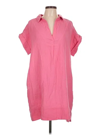 Pre-owned Jcrew Casual Dress In Pink