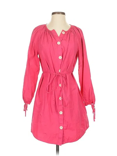 Pre-owned Jcrew Casual Dress In Pink