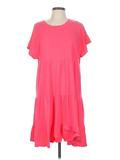 Pre-owned Jcrew Casual Dress In Pink
