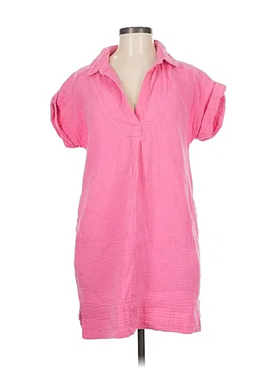 Pre-owned Jcrew Casual Dress In Pink