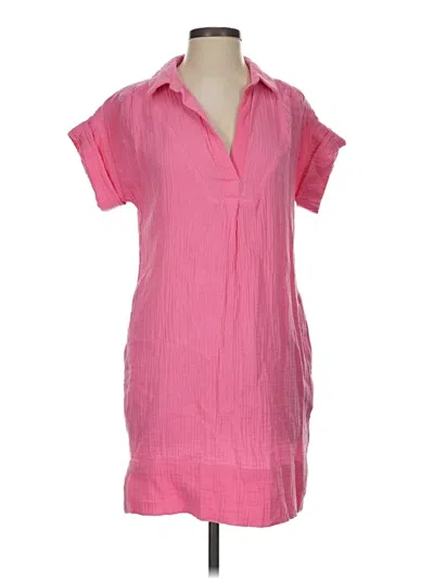 Pre-owned Jcrew Casual Dress In Pink