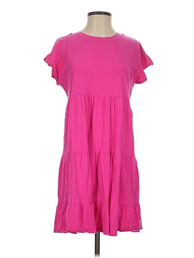 Pre-owned Jcrew Casual Dress In Pink
