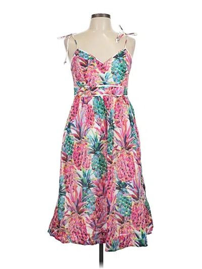 Pre-owned Jcrew Casual Dress In Pink