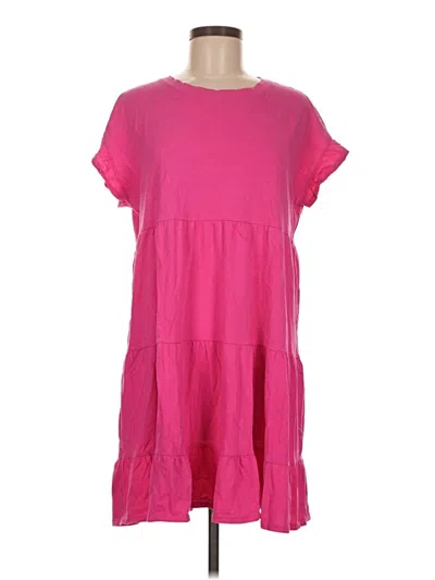 Pre-owned Jcrew Casual Dress In Pink