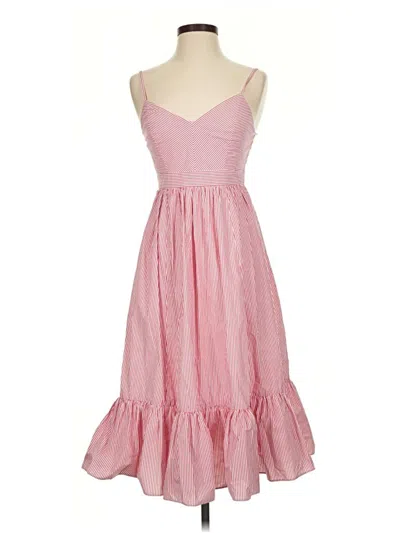 Pre-owned Jcrew Casual Dress In Pink