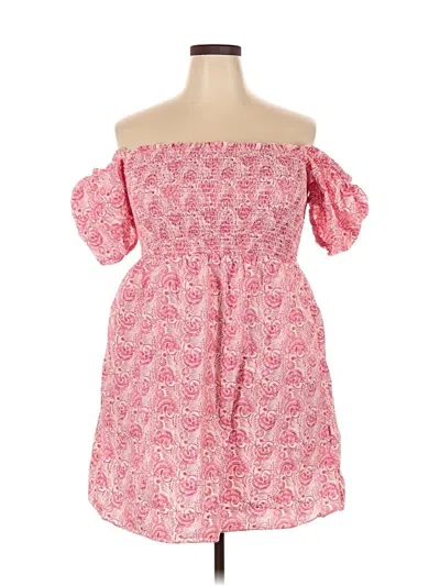 Pre-owned Jcrew Casual Dress In Pink
