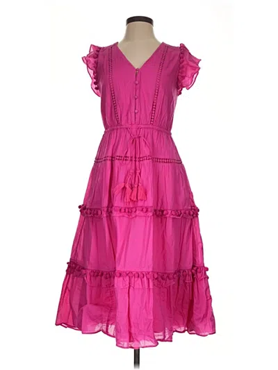 Pre-owned Jcrew Casual Dress In Pink