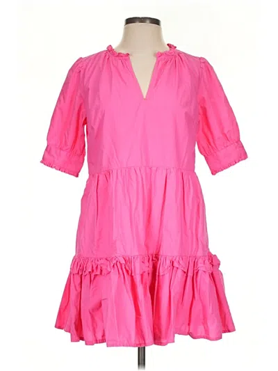 Pre-owned Jcrew Casual Dress In Pink