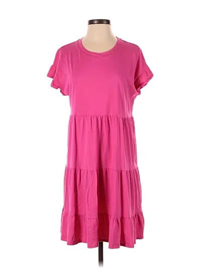 Pre-owned Jcrew Casual Dress In Pink