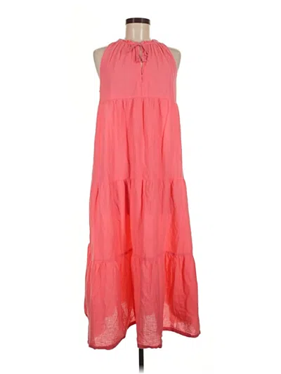 Pre-owned Jcrew Casual Dress In Pink