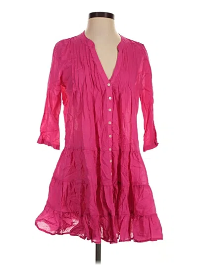Pre-owned Jcrew Casual Dress In Pink