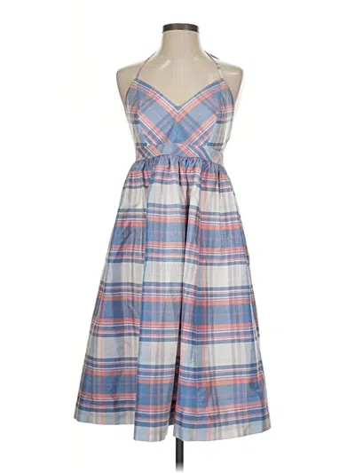 Jcrew Casual Dress In Pink/blue
