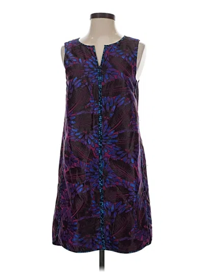 Pre-owned Jcrew Casual Dress In Purple