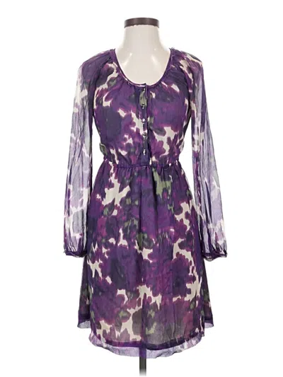 Pre-owned Jcrew Casual Dress In Purple