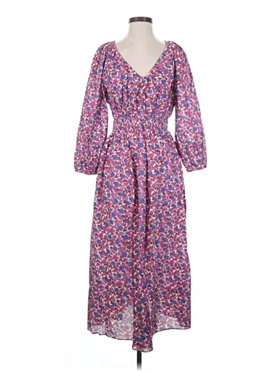 Pre-owned Jcrew Casual Dress In Purple