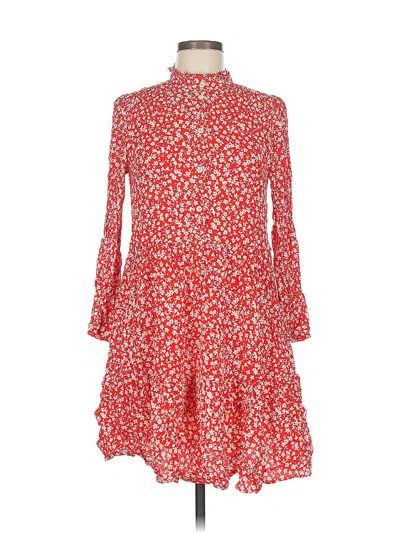 Pre-owned Jcrew Casual Dress In Red