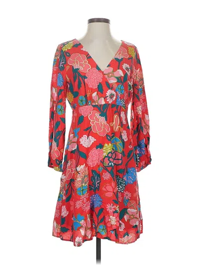 Pre-owned Jcrew Casual Dress In Red