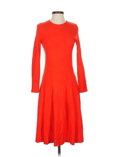 Pre-owned Jcrew Casual Dress In Red