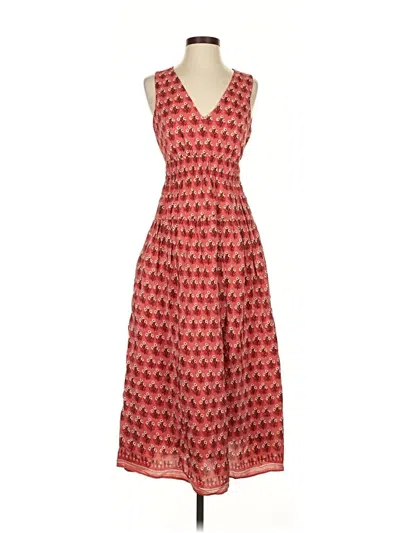 Pre-owned Jcrew Casual Dress In Red