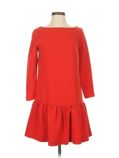Pre-owned Jcrew Casual Dress In Red