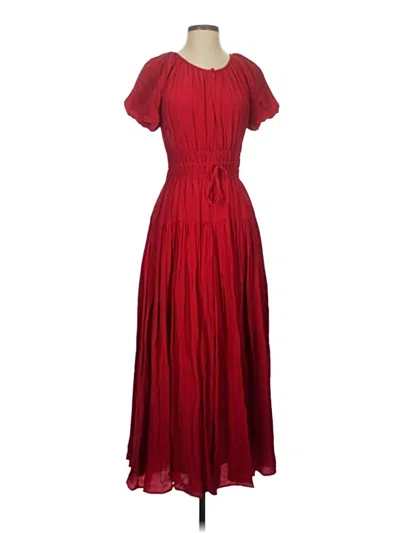 Pre-owned Jcrew Casual Dress In Red