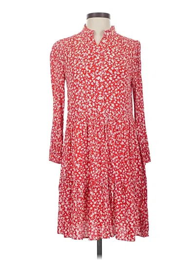 Pre-owned Jcrew Casual Dress In Red
