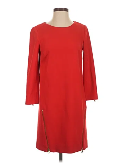 Pre-owned Jcrew Casual Dress In Red