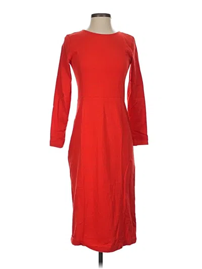 Pre-owned Jcrew Casual Dress In Red