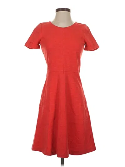Pre-owned Jcrew Casual Dress In Red