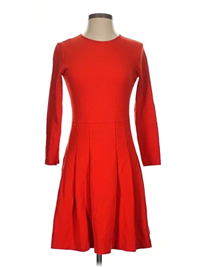 Pre-owned Jcrew Casual Dress In Red