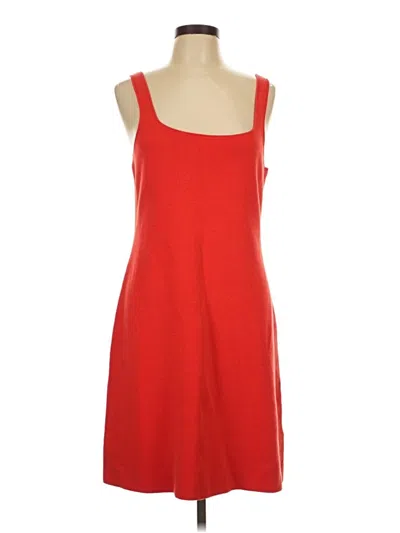 Pre-owned Jcrew Casual Dress In Red
