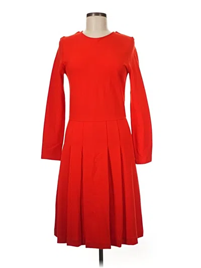 Pre-owned Jcrew Casual Dress In Red