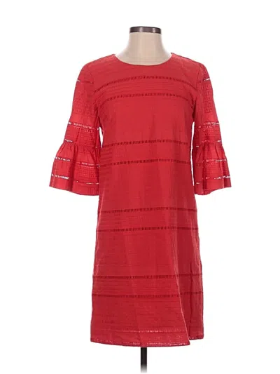 Pre-owned Jcrew Casual Dress In Red
